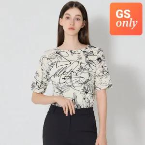 르오트 크레오라 드로잉 아트웍 썸머 티블라우스