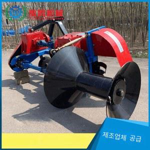 논두렁 조성기능선 건설기계 트랙터 사이드 대규모 재정비 릿지 휴립기 농지