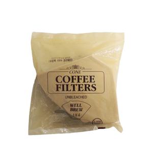 웰브루 필터(5-10인용)/커피/여과지/드립/국산/핸드/종이/원뿔형/바리스타/원두/분쇄/홈카페/드립커피/필터