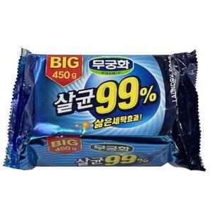 무궁화 빨래 비누 소프트 450g/소키/살균/점보/원조/세탁/찌든때/마르셀/세제/재활용/하얀/빨레/표백