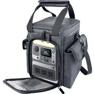 Anker SOLIX C300 휴대용 전원 스테이션 실외 288Wh LiFePO4 배터리 파워 뱅크 수납 케이스 커버 두 개의 포켓과 조절 가능한 스트랩 포함 아미우카 방수 여행 가방