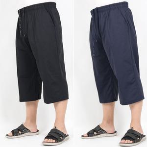 빅사이즈8부바지 W1331 기능성 스판 허리40~54인치