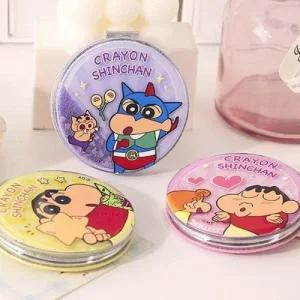 짱구는못말려 글리터 원형 거울-랜덤