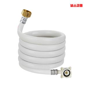 보스코 세탁기 급수 호스 구리 나사형 교체 카플링 커넥터 세탁호스 연장 수도꼭지