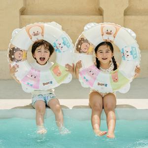 스윔어바웃 브레드 이발소 원형 튜브 콜라보 물놀이 감성 어린이 유아