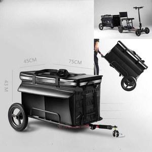 킥보드 트레일러 스틸 후면 머드가드 교체 수하물 스테인리스 저장 여행 어댑터