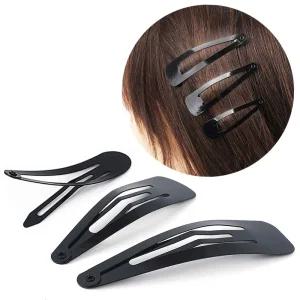 똑딱이 블랙 머리핀 60P 똑딱핀 잔머리고정핀 똑딱삔/헤어/액세서리/여성/머리/악세사리/소품/스타일/고정