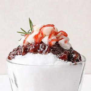 화과방 더커진 찹쌀 빙수떡 300g 3봉 팥빙수 토핑 재료