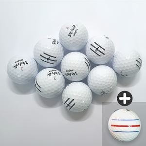 볼빅 마그마 로스트볼 A+ 3피스 삼선퍼터라인 화이트 20알