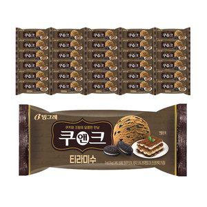 [빙그레] 쿠앤크 티라미수 30개 바 아이스크림