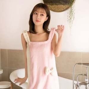 여성 밴딩 투톤 랩스커트 샤워가운 여자가운 골프가운