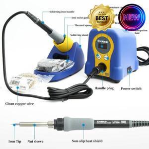 HAKKO 100% FX-888D 전자 납땜 스테이션 ESD 용접 주석 장비 PCB 휴대폰 수리 도구 220V