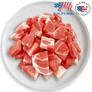 돼지 목전지 왕목살 찌개용 5kg 미국산