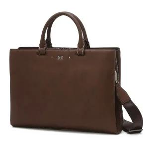 [닥스](센텀시티점)DBBA5F280W3 브라운 로고장식 소가죽 서류가방