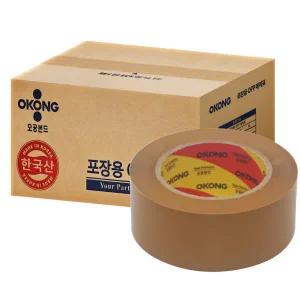 오공 박스테이프 중포장 80m 40개 (황색) 국산