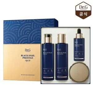 [닥터지] 블랙스네일 프레스티지 4종 풀 기초 세트 (토너150mL, 에멀전150mL, 앰플50mL, 크림50mL)