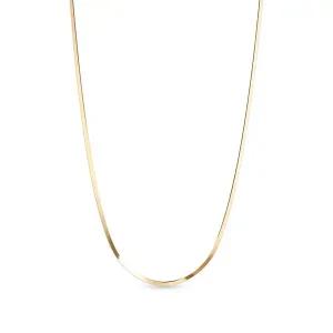 [도로시] 14k 샤인 스네이크 목걸이_40cm