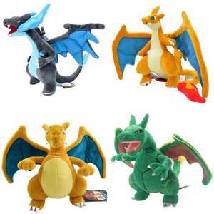 포켓몬스터 메가 리자몽 X Y 봉제 인형 진화 이로치