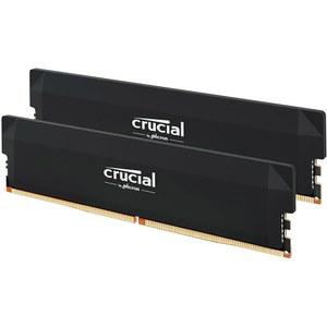 크리티컬 프로 DDR5 RAM 64GB 키트 2x32GB 6000MHz CL40, 오버클럭 데스크톱 게임 메모리, 인텔 XMP 3 0 및 AMD 엑스포 호환 - 블랙 CP2K32G60C40U5B