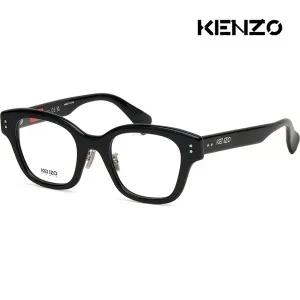 [겐조] 안경테 KZ50199F 001 명품 패션 아시안핏 볼드 캣아이 사각 블랙 뿔테