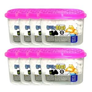 곰팡이방지 습기제거제 물먹는하마 옷장용8개입 1set/냄새제거 차량용 신발장 화장실 탈취 습기제거 옷장