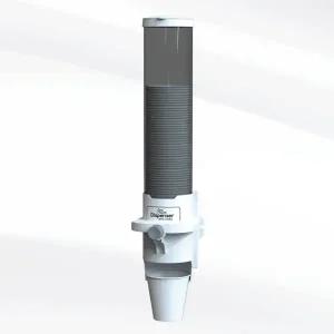 [나누리산업]원터치 디스펜서 종이컵 보관함 화이트