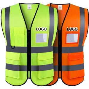 작업복 안전 조끼 형광 교통 반사 조끼 로고 인쇄/순찰/어린이/유아/야외/활동/아동/초등/키즈/산업