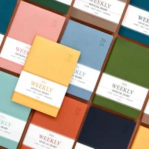 2026 오피셜 A5 위클리 다이어리 (날짜형 25절 주간) 업무용/직장인,일정관리,휴대용다이어리