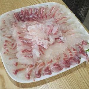 참돔한마리 손질전1kg 손질후 필렛 400g