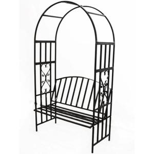 철제 아치 벤치 의자 장미 식물정원 엔틱 넝쿨 마당 정원 흰색 아치형 제외