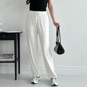 [SB39Z0A]와이드팬츠 편한 통바지 밴딩 봄 여름 20대