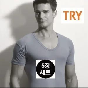 남성 순면 칼라티셔츠 반팔 런닝 5매 (사이즈110까지)