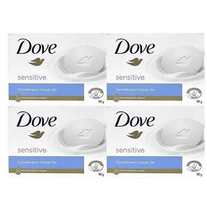 뷰티바 도브비누 센서티브 도브 미용비누 세수비누 클렌징바 90g 4개입 세안비누 비누