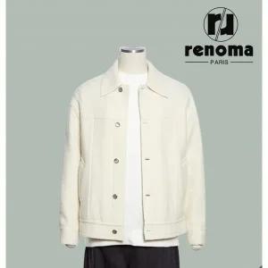 [롯데백화점]레노마 FW 가을겨울 아이보리 부클소재 트러커 자켓 점퍼 RPCMBU06ADG