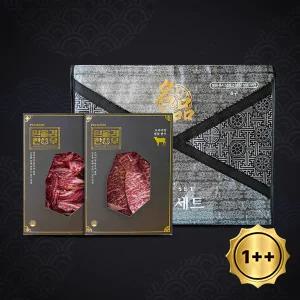 [롯데백화점]자연맛남 1++등급(7이상) 믿을겸 구이정육1호 1.2kg (등+불+국) 한우 선물세트