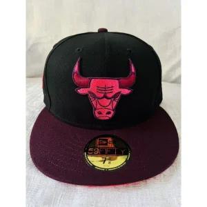 [관부가세포함] 뉴에라 시카고 불스 NBA 75주년 기념 패치 조던 라바 UV 59Fifty 모자 캡