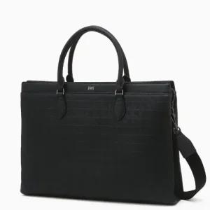 [AK분당점] [닥스] 그레이 체크 소가죽 서류가방 DBBA5F250G3