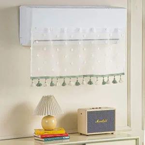 [오너클랜]무타공 에어컨 바람막이 에어가이드 가림막 테슬 커튼