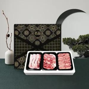 구이용 농협안심한돈 선물세트 1.5kg 만족하오 1등급 국내산 냉장 생고기 숙성 저탄소 돼지고기 / 삼겹살 목살 항정살