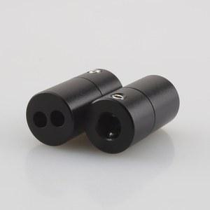 하이파이 오디오 알루미늄 합금 스피커 바나나 RCA 플러그 케이블 와이어 스플리터 Y 팬츠 부트 라인 어댑터 슬리브 4