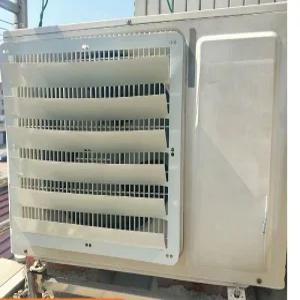 에어컨 실외기 커버 바람막이 외부 설치 가림막 금속 바람 방향 전환