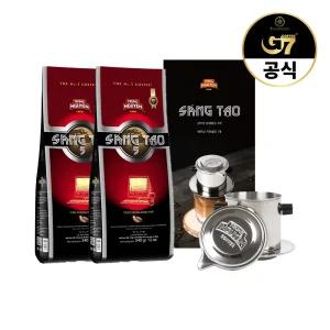 쭝웬 상타오 5 원두커피 340g X 2개 + 이녹스 커피필터 세트