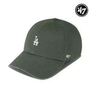 47브랜드 LA 다저스 스몰 로고 MLB 엠엘비 볼캡 야구 모자 모스 B-BSRNR12GWS-MSA