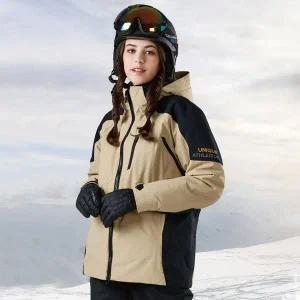 [루페코리아] 푸조 남자 여성 스키복 보드복 패딩 자켓 상의 FZ-832-3 베이지