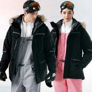 [루페코리아] 푸조 남자 여성 스키복 보드복 패딩 자켓 상의 FZ-824-1 블랙