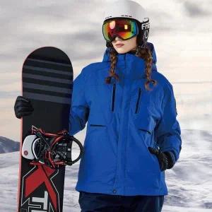 [루페코리아] 푸조 남자 여성 스키복 보드복 패딩 자켓 상의 FZ-835-4 블루