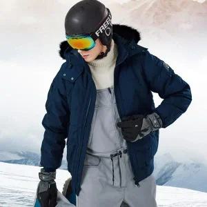 [루페코리아] 푸조 남자 여성 스키복 보드복 패딩 점퍼 상의 FZ-826-2 네이비