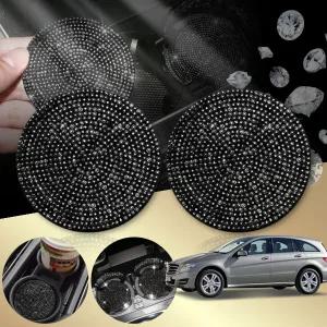 벤츠 R300 W251 CDI (09~14) 차량용 크리스털 컵 홀더 매트 블랙 2개