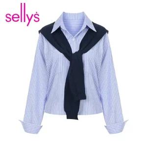 [샐리] 숄레이어드ST셔츠_I5C-CSH001