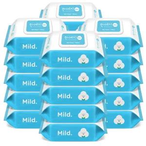 [특] 한예지 휴마일드 물티슈 캡형 100매 x 20팩